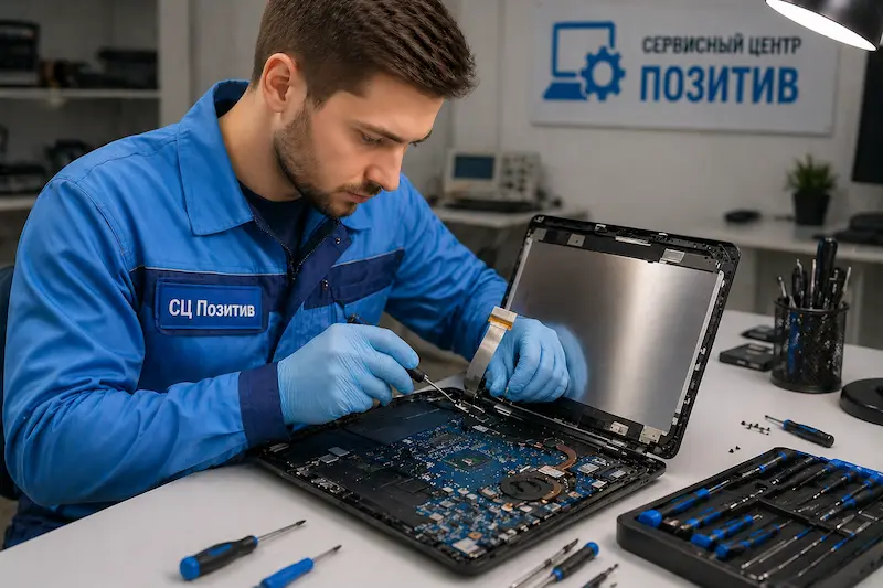 Ремонт шлейфа матрицы ноутбука в Краснодаре