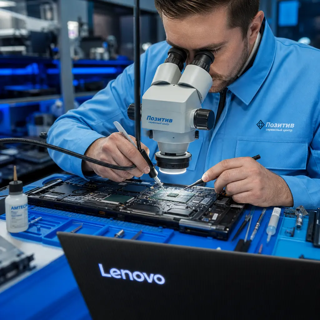 Замена видеокарты ноутбука Lenovo в Краснодаре