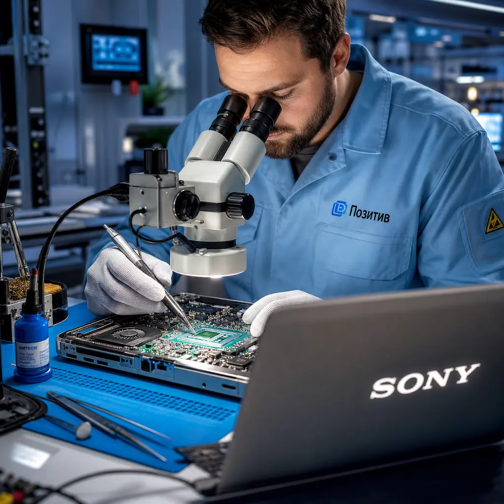 Замена видеокарты ноутбука Sony в Краснодаре