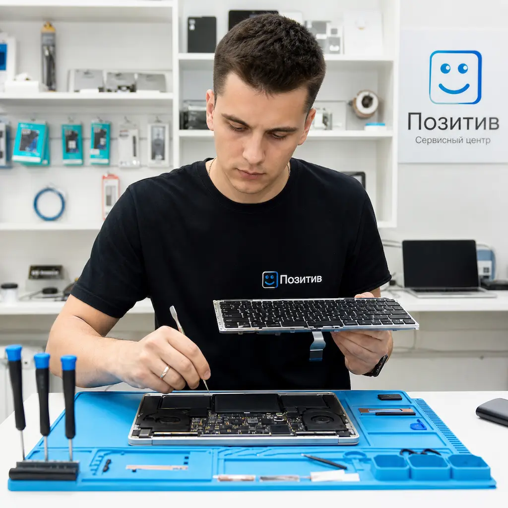 заменить клавиатуру на Apple Macbook в Краснодаре