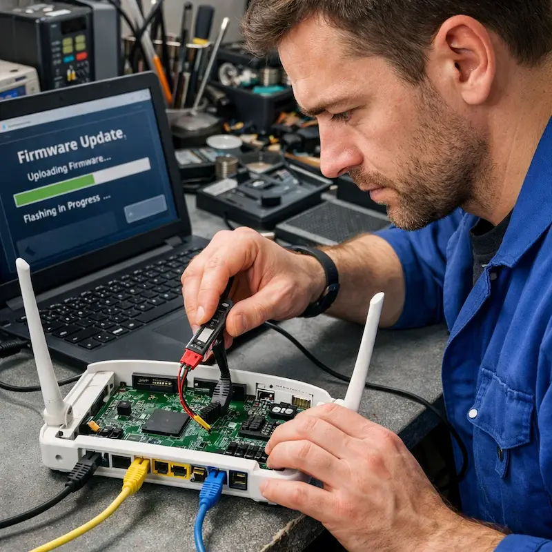 Обновление прошивки роутера в Краснодаре